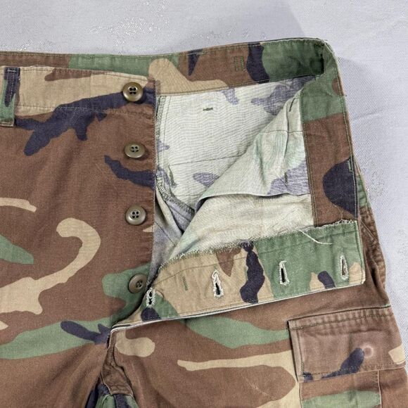 Vintage 1997 U.S. Military Woodland Camo Cargo Pants Fit 34 x 31 - Picture 3 of 7